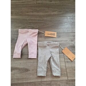 Childhoods clothing baby girl leggings lot 0-3 mos